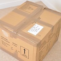 Beautiful slut boxed up and ready for bondage