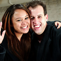 man-slave ungergoes torture foot worship for his dom Annie Cruz