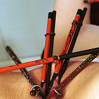 Tortured with wax, shaved, and beaten by her lesbian mistress.