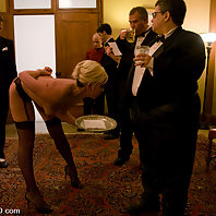 The House of Kink Slave Serve the First Dinner Party