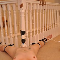 Tied Virgin Axa bound and forced to cum