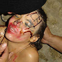 Check out this poor chick as she gets suffocated and tortured in this nasty BDSM story live