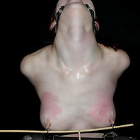 calico in foot fetish bondage bastinado torment and squirting