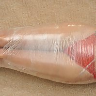 Tied Virgin slut is imprisoned in plastic