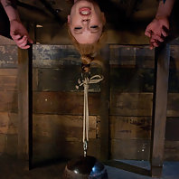 Madison Young comes hard in severe ropes bondage and suspension.