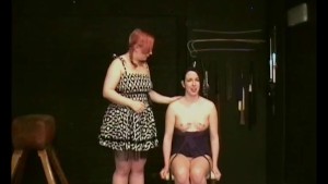 Submissive lyarah facial candle waxing and lesbian domination of amateur slavegirl from canada in ki